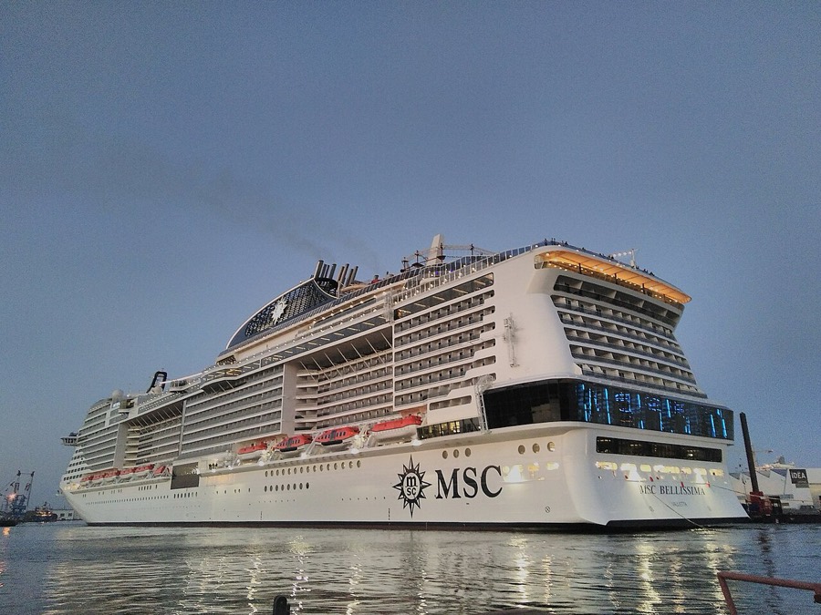 MSCベリッシマの外観
